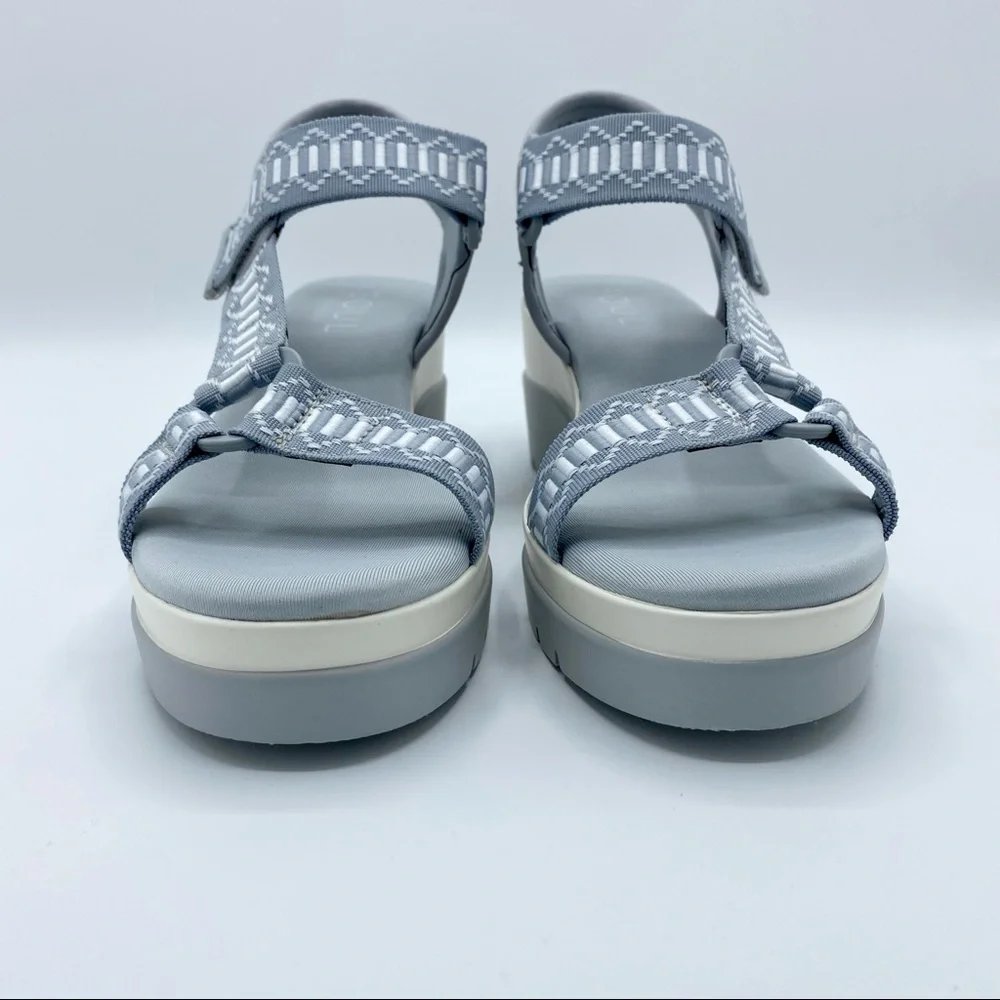 Soul Naturalizer Blue Calm Glitz Platform Wedge Sandal